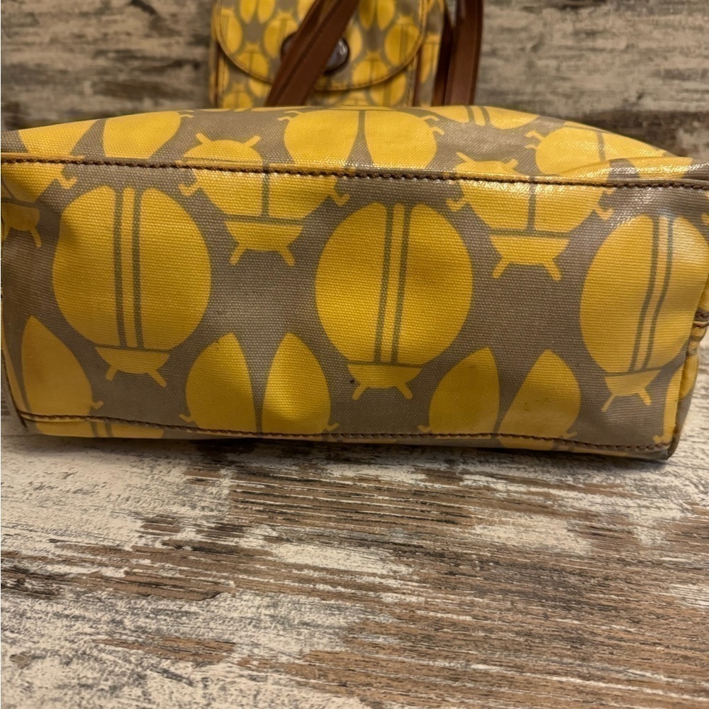 Fossil Key Per Set Tote Crossbody Bag and Wallet Ladybug - Picture 15 of 15